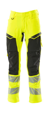 Mascot Accelerate Safe Masco Warnschutz Bundhose Stretch – gelb/schwarz