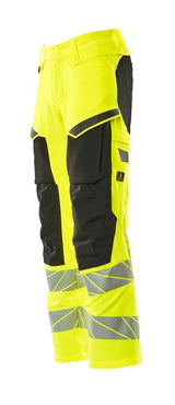 Mascot Accelerate Safe Masco Warnschutz Bundhose Stretch – gelb/schwarz