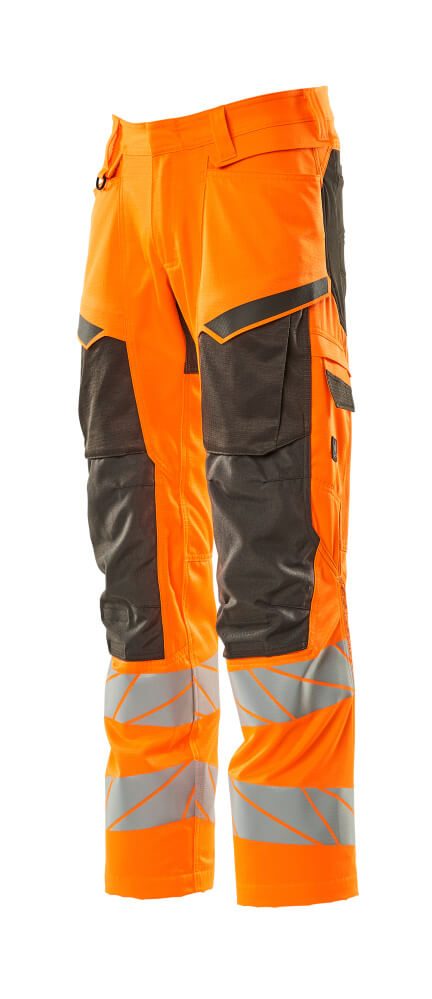 Mascot Accelerate Safe Warnschutz Bundhose Kl.2 – orange/dunkelanthrazit
