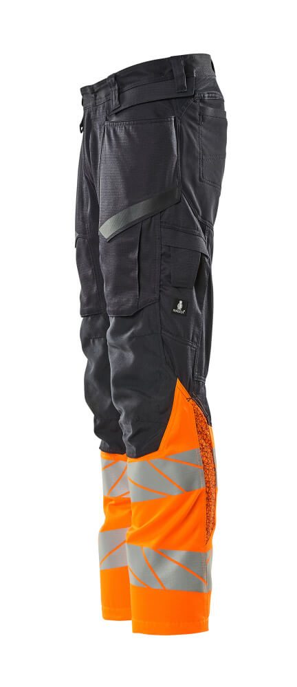 Mascot Accelerate Safe Warnschutz Bundhose Kl.1 19679-236 – schwarzblau/orange