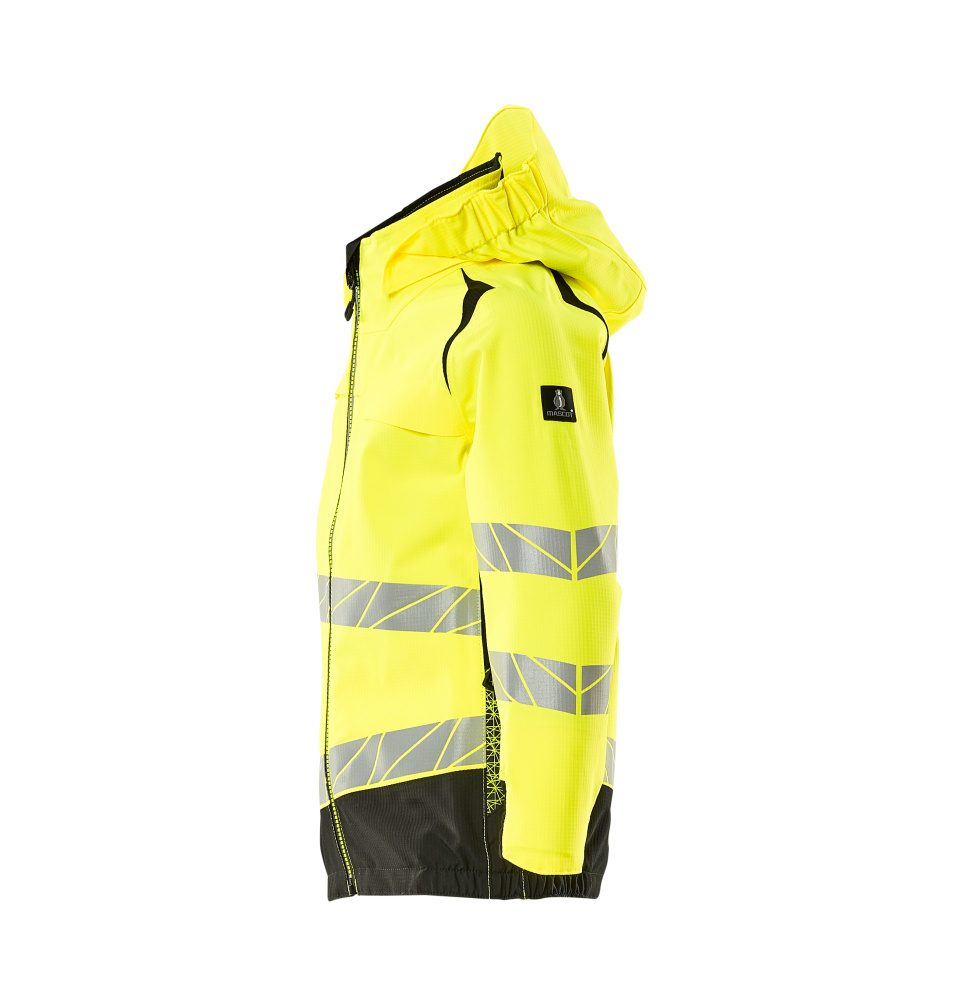 Mascot Accelerate Safe Kinder HiVis Hardshelljacke – gelb/schwarz