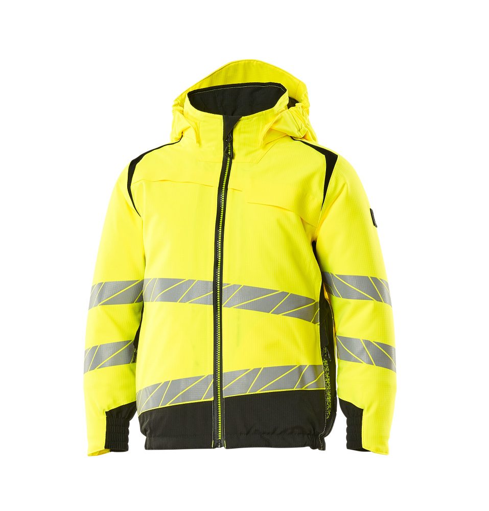 Mascot Accelerate Safe Kinder Hi-Vis Winterjacke – gelb/schwarz
