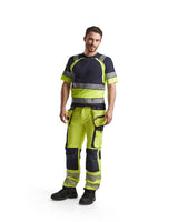 Blåkläder 3421 Warnschutz T-Shirt – marine/gelb