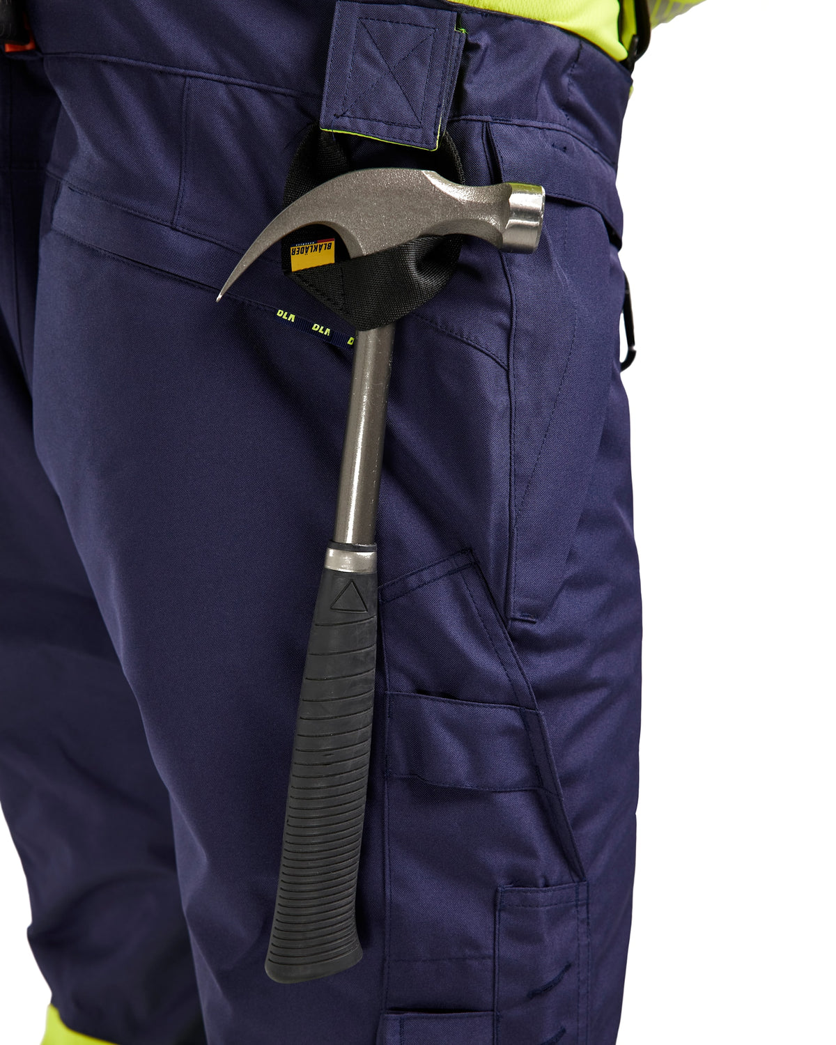 Blåkläder 1877 Warnschutz Regenhose – marine/gelb