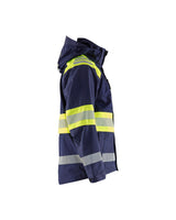 Blåkläder 4420 Warnschutz Regenjacke Kl. 1 – marine/gelb