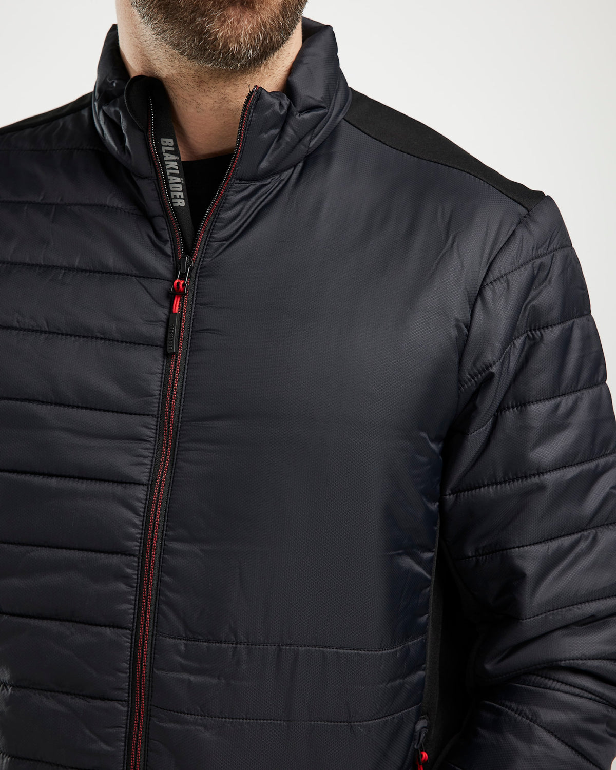 Blåkläder 4710 Steppjacke – schwarz/rot