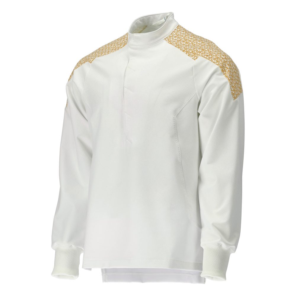 Mascot 20052-511 Food&Care Stretch Schlupfjacke – weiß/currygelb