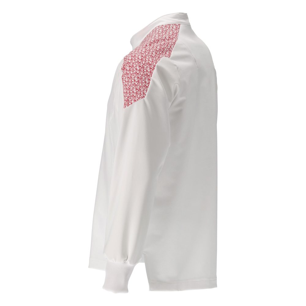 Mascot 20054-511 Food & Care Stretch Bundjacke – weiß/verkehrsrot