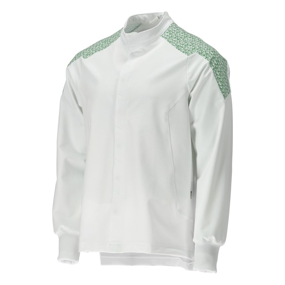 Mascot 20054-511 Food & Care Stretch Bundjacke – weiß/grasgrün