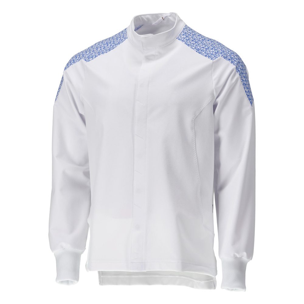 Mascot 20054-511 Food & Care Stretch Bundjacke – weiß/azurblau