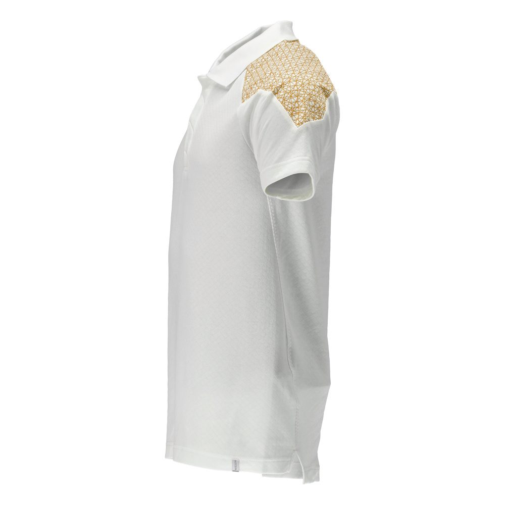 Mascot 20083-933 Food & Care Polo-Shirt – weiß/currygelb