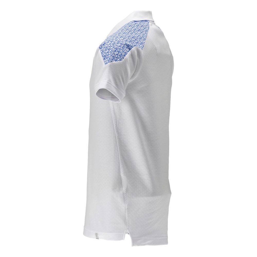 Mascot 20083-933 Food & Care Polo-Shirt – weiß/azurblau