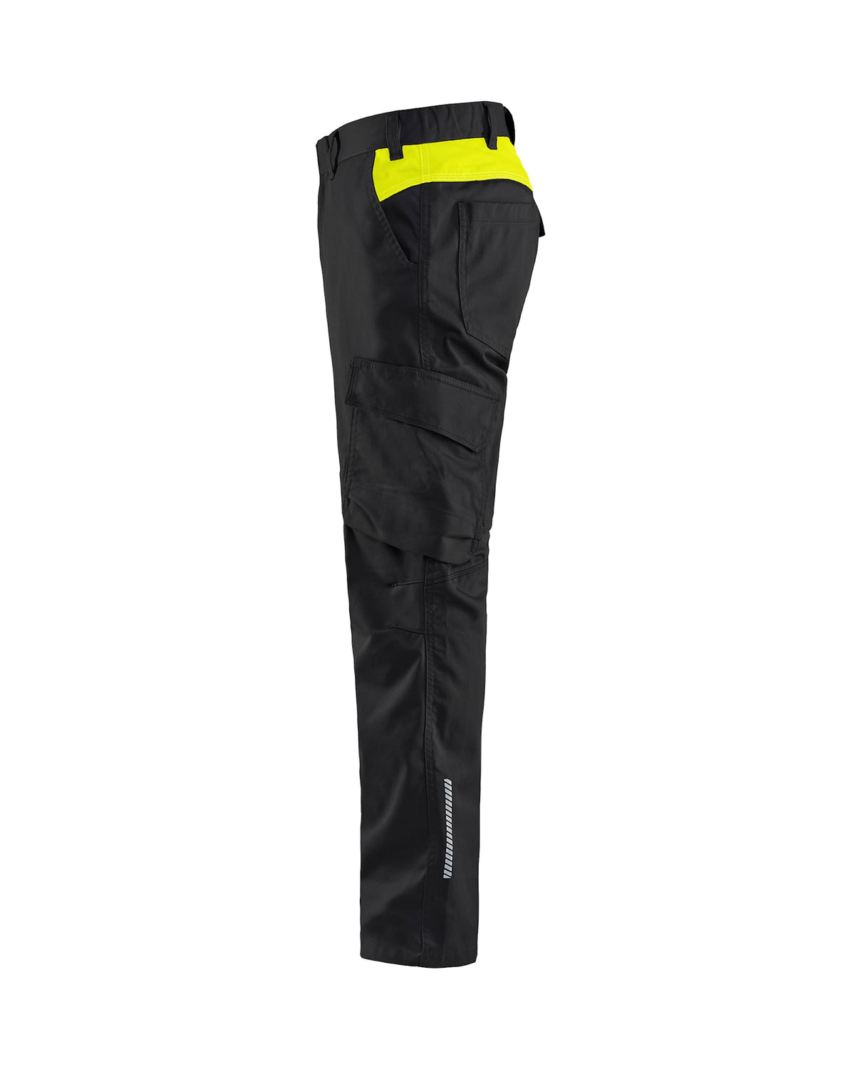 Blåkläder 1444 Industrie Stretch Bundhose – schwarz/gelb