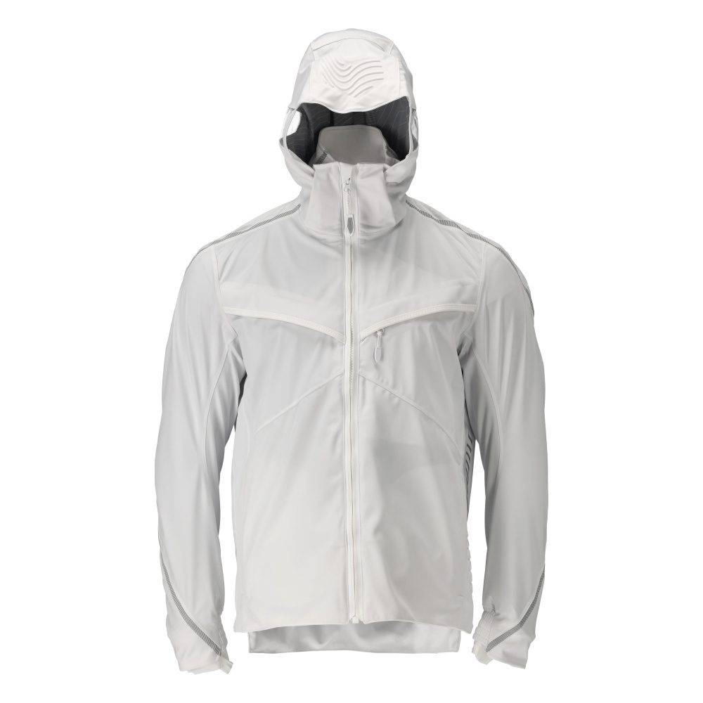 Mascot 22001-657 Customized Hardshell-Regenjacke – weiß