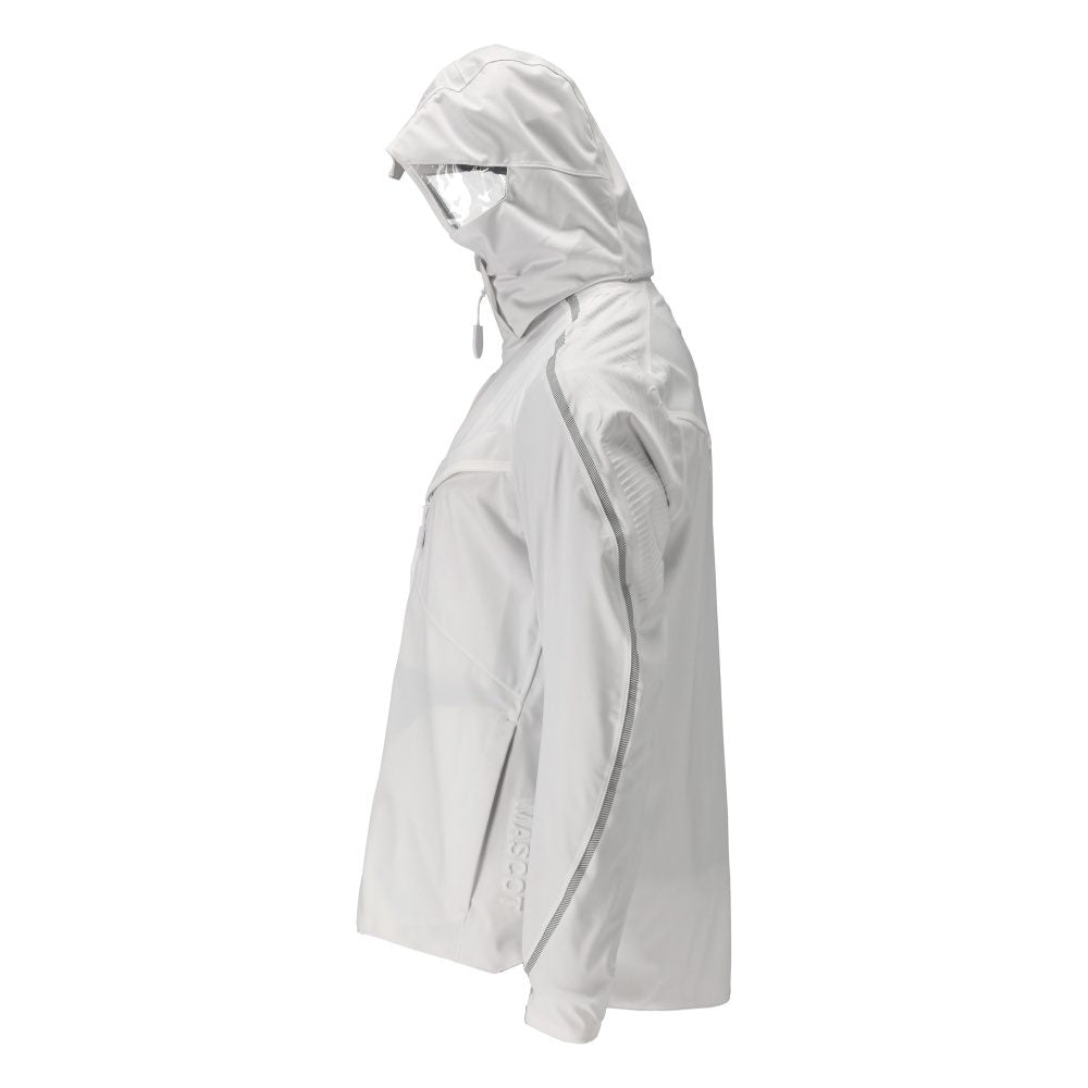 Mascot 22001-657 Customized Hardshell-Regenjacke – weiß