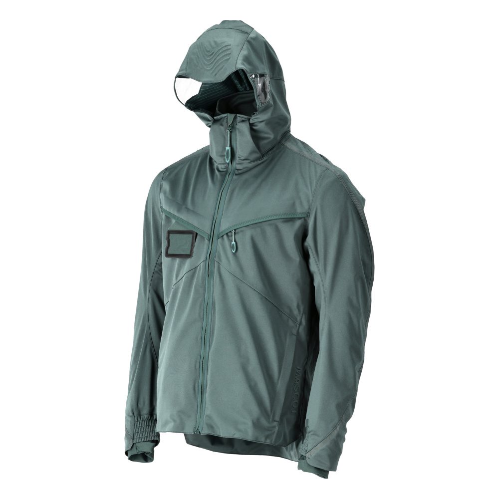 Mascot 22001-657 Customized Hardshell-Regenjacke – waldgrün