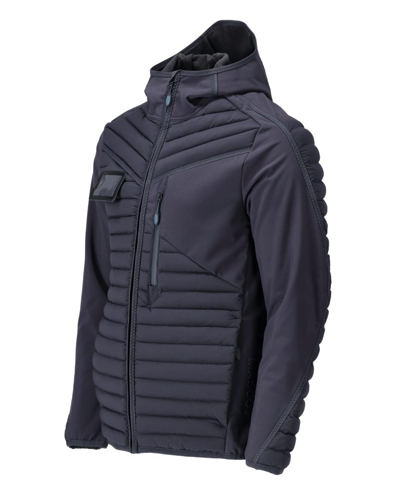 Mascot 22215-607 Customized Kapuzen-Steppjacke – schwarzblau