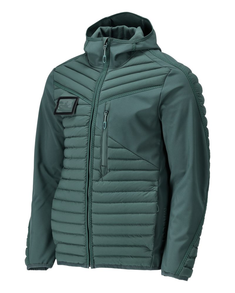 Mascot 22215-607 Customized Kapuzen-Steppjacke – waldgrün