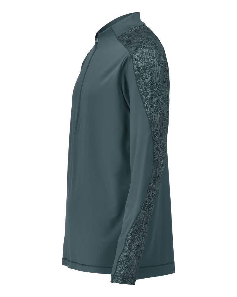 Mascot 22681-618 Customized Zip-Langarmshirt – waldgrün