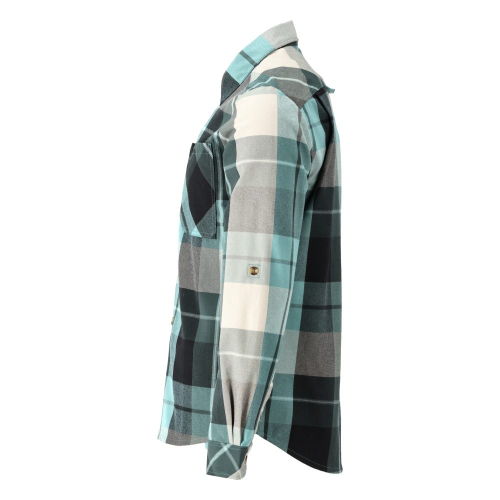 Mascot 22904-446 Customized Flanellhemd – waldgrün-kariert