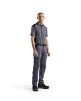 Blåkläder 1448 Industrie Stretch Bundhose – mittelgrau/schwarz