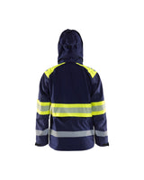 Blåkläder 4420 Warnschutz Regenjacke Kl. 1 – marine/gelb