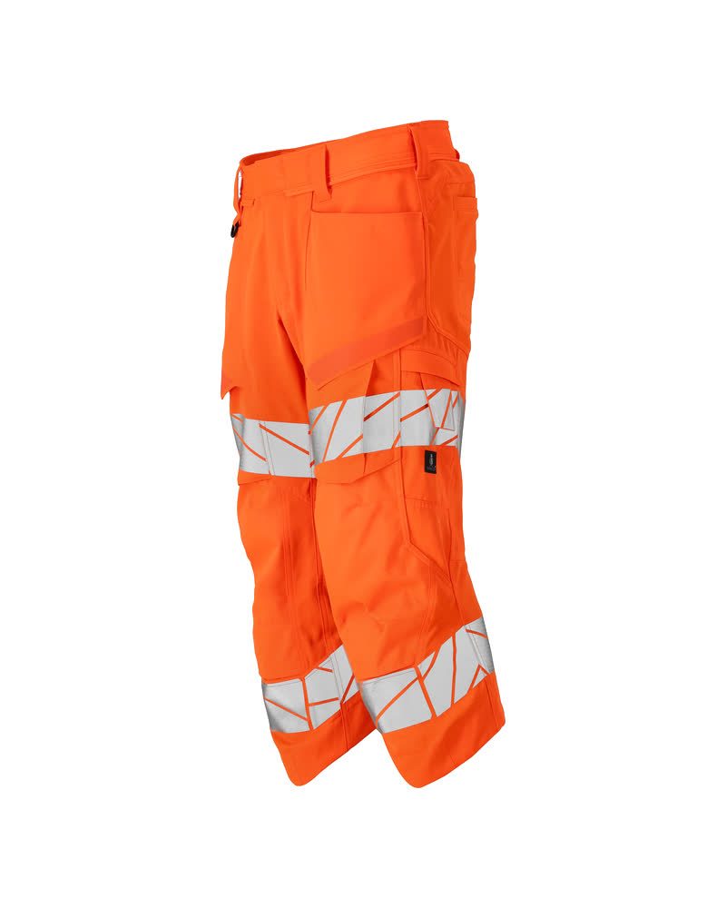 Mascot Ac Safe Warnschutz-Dreiviertel-Stretchhose – hi-vis orange
