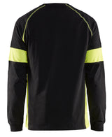 Blåkläder 3520 Langarmshirt – schwarz/gelb
