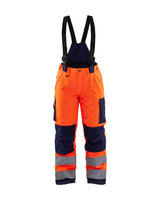 Blåkläder Damen 7885 Warnschutz-Winterhose – orange/marine