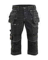 Blåkläder 1991 Jeans-Piratenhose Stretch X1900 – schwarz