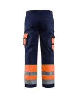 Blåkläder 1584 Warnschutz Bundhose HIGH-VIS – orange/marine