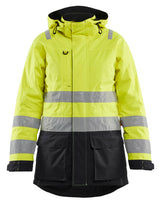 Blåkläder Damen 4472 Warnschutz Winterparka – gelb/schwarz