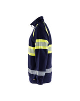 Blåkläder 3553 Warnschutz Zip-Sweatshirt Kl. 1 – marine/gelb