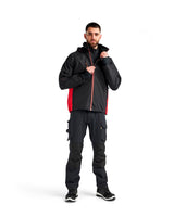 Blåkläder 4790 Shelljacke – schwarz/rot