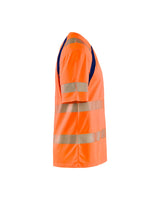Blåkläder 3397 Warnschutz T-Shirt m. UV-Schutz – orange/marine