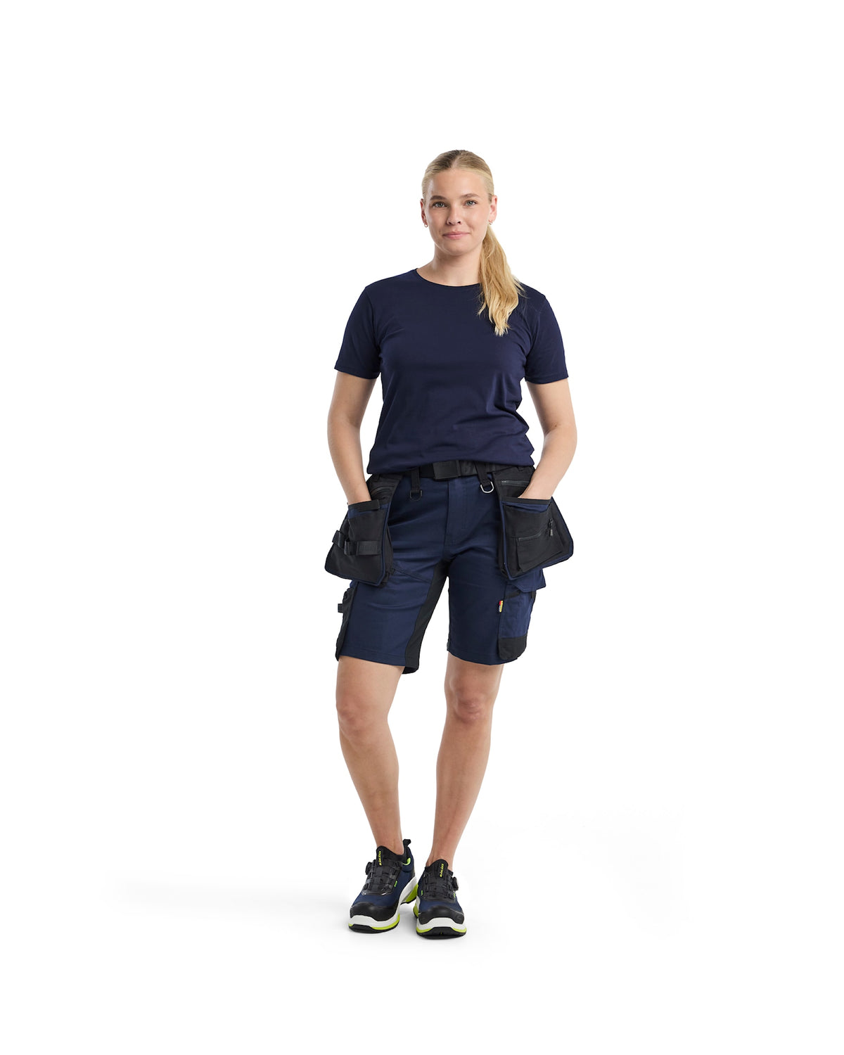 Blåkläder Damen 7175 Arbeitsshorts Striker – dunkelmarine/schwarz