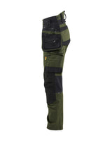 Blåkläder Damen Stretch 7170 Arbeitshose – waldgrün/schwarz