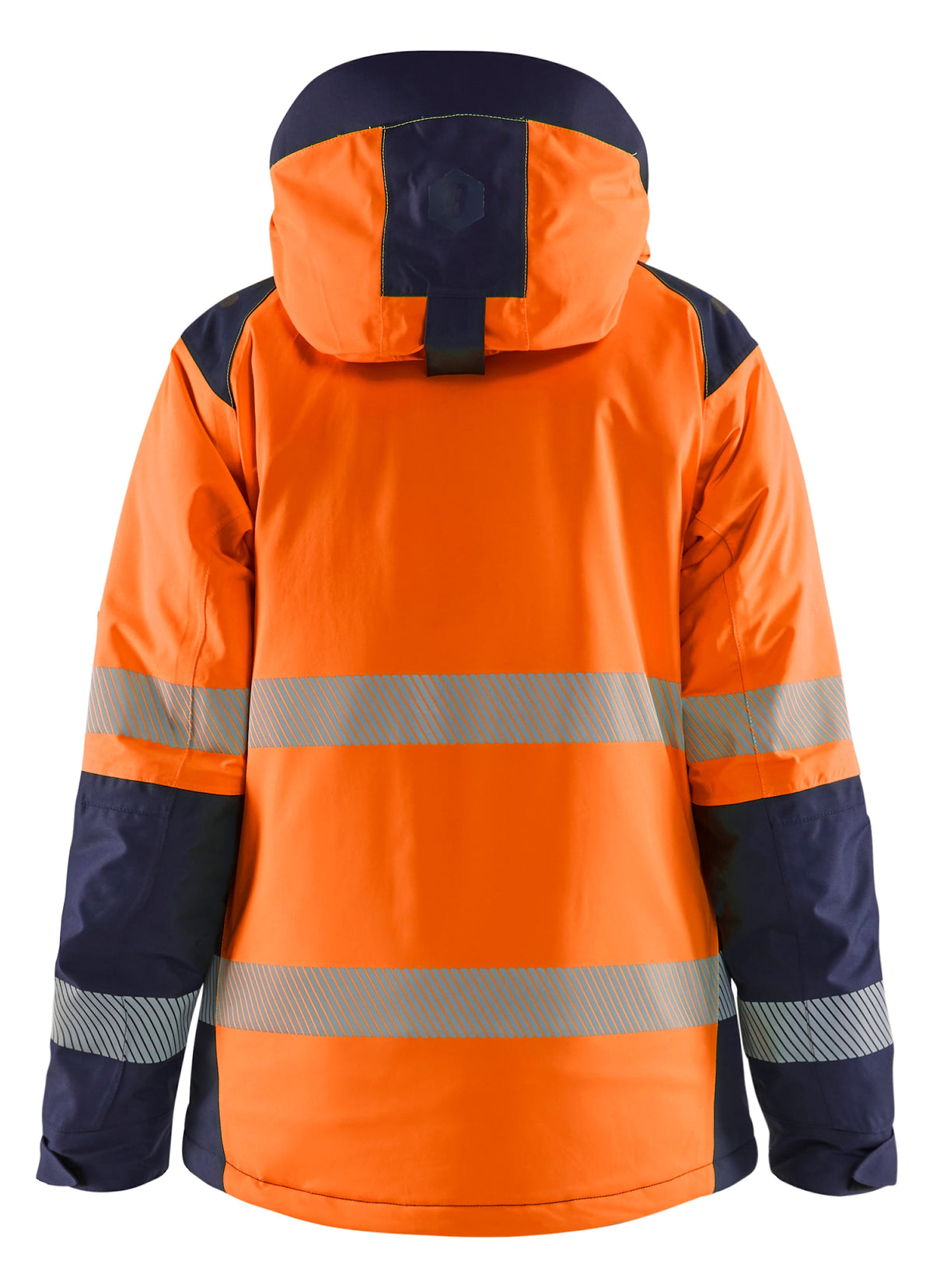 Blåkläder Damen 4456 Warnschutz Winterjacke Kl 2 – orange/marine