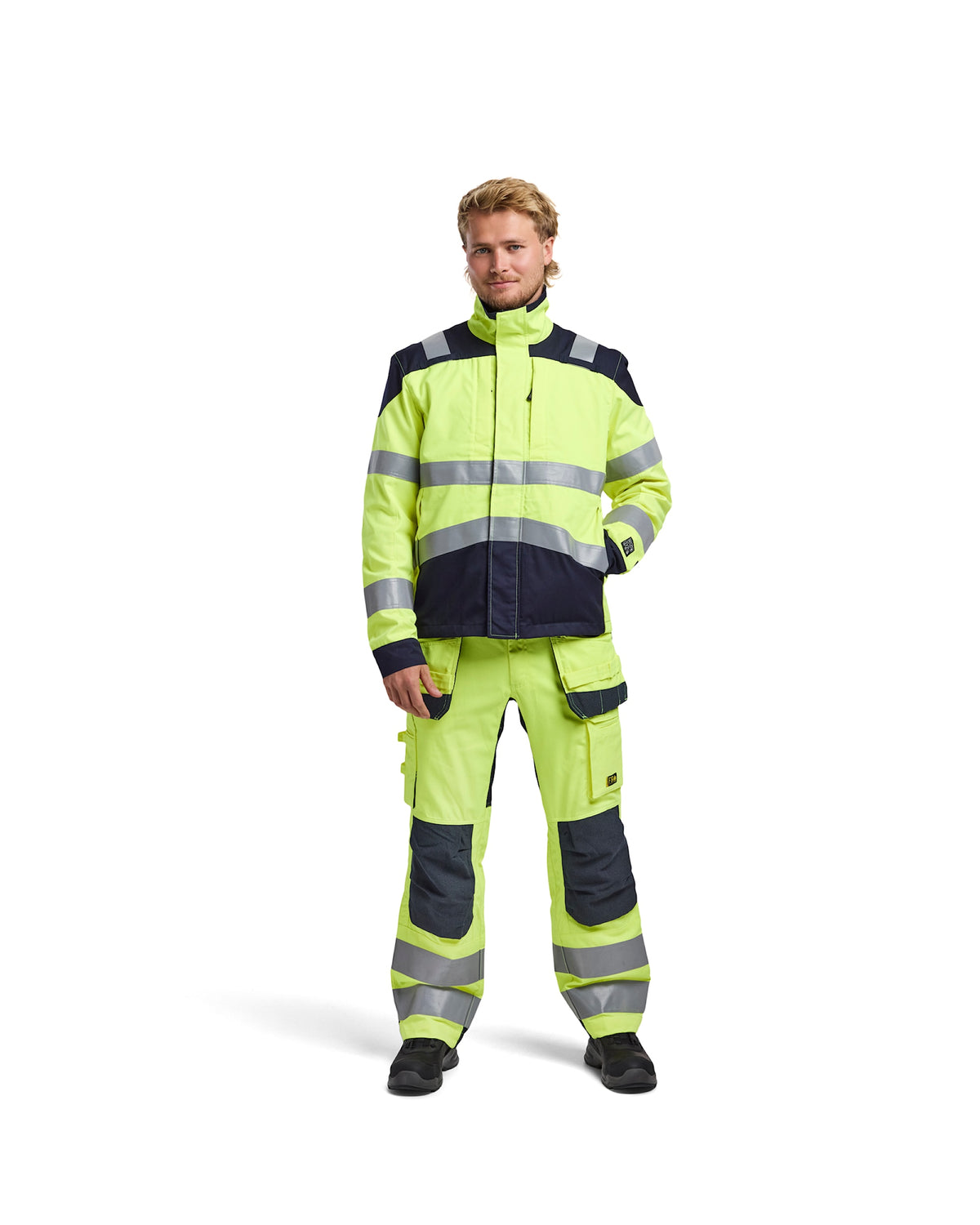 Blåkläder 4089 Inherent Multinorm-Bundjacke gelb – gelb/marine