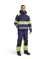 Blåkläder 4420 Warnschutz Regenjacke Kl. 1 – marine/gelb