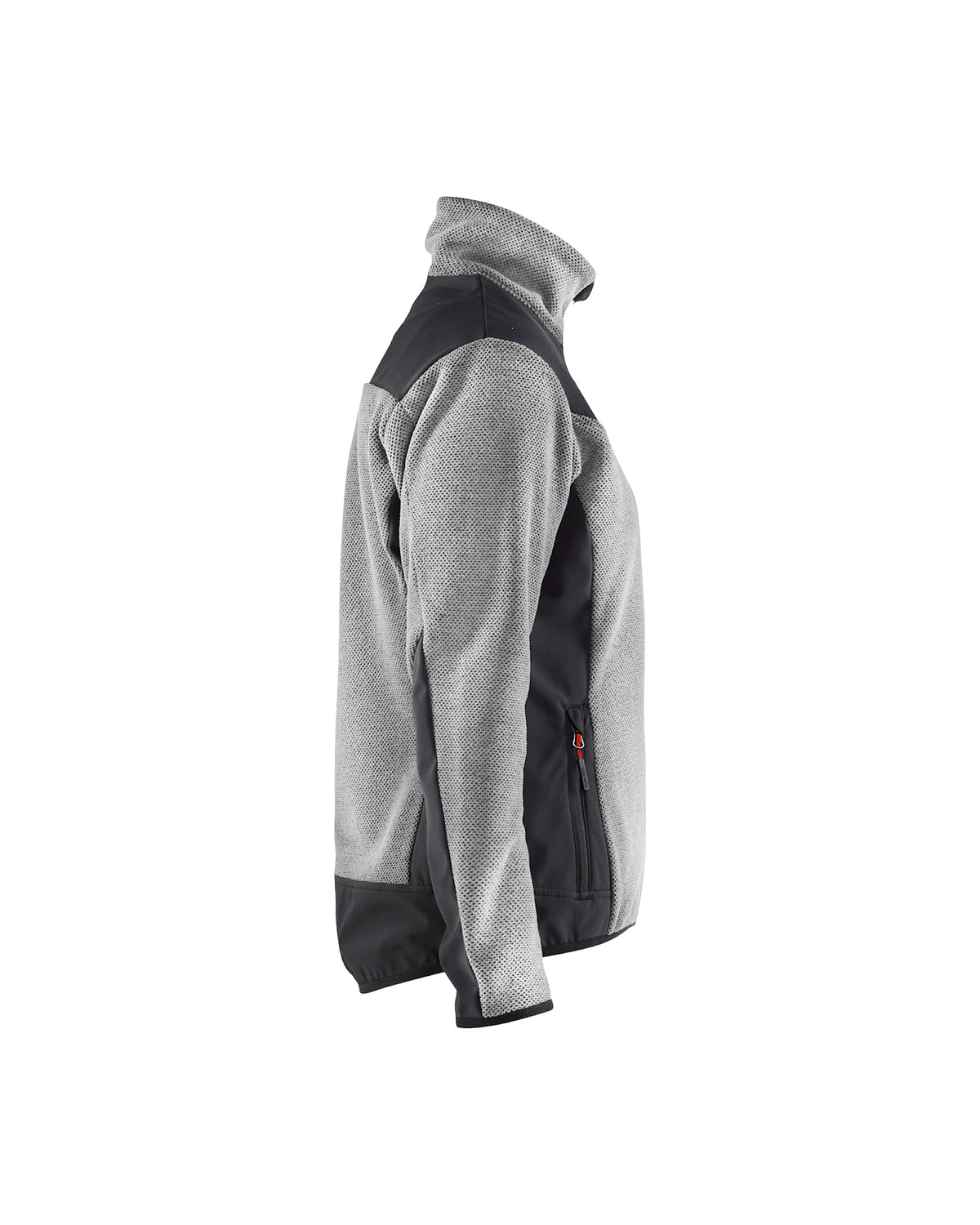 Blåkläder Damen 5943 Strickjacke – grau-melange/schwarz