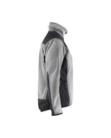 Blåkläder Damen 5943 Strickjacke – grau-melange/schwarz