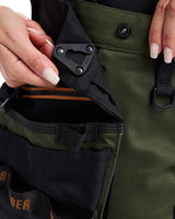Blåkläder Damen 7175 Arbeitsshorts Striker – waldgrün/rost