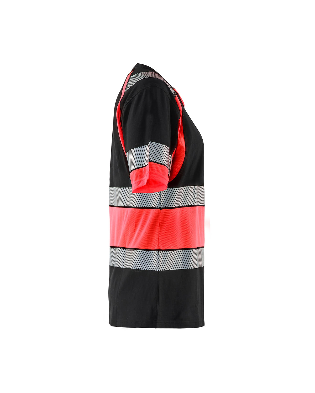 Blåkläder Damen 3410 Warnschutz T-Shirt – schwarz/rot