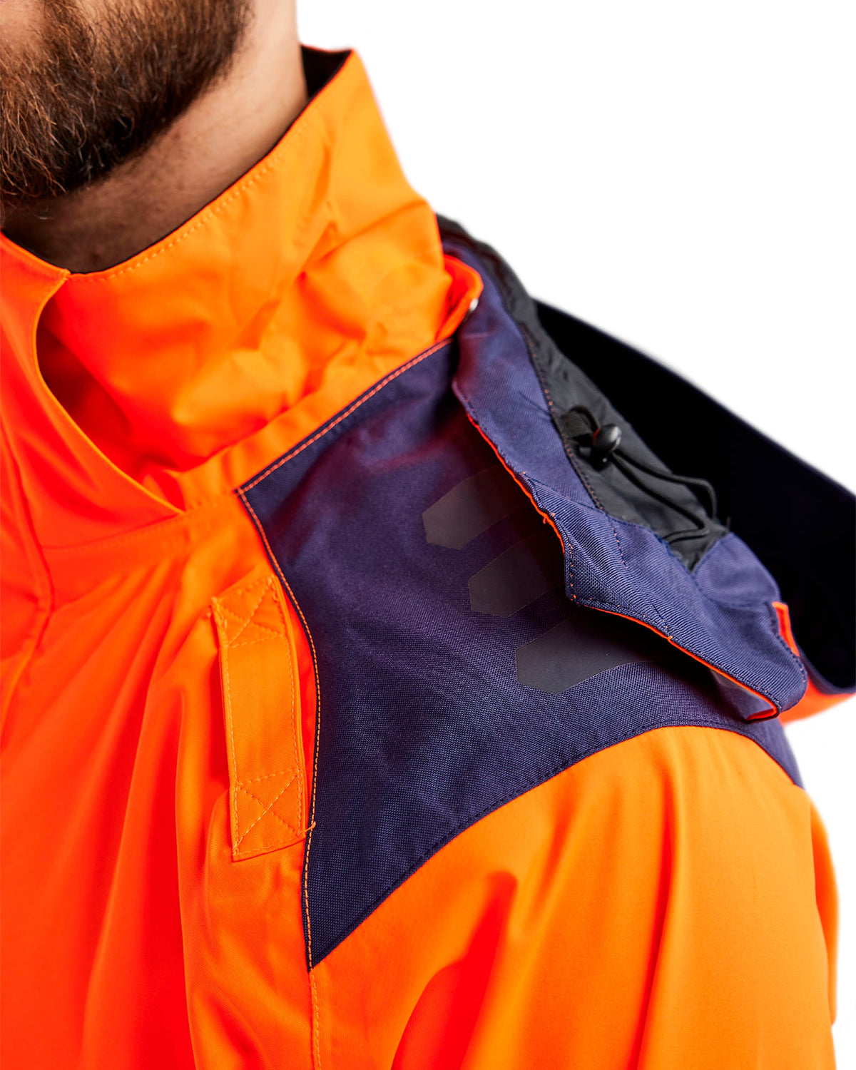 Blåkläder 4457 Warnschutz Winterparka Kl. 3 – orange/marine