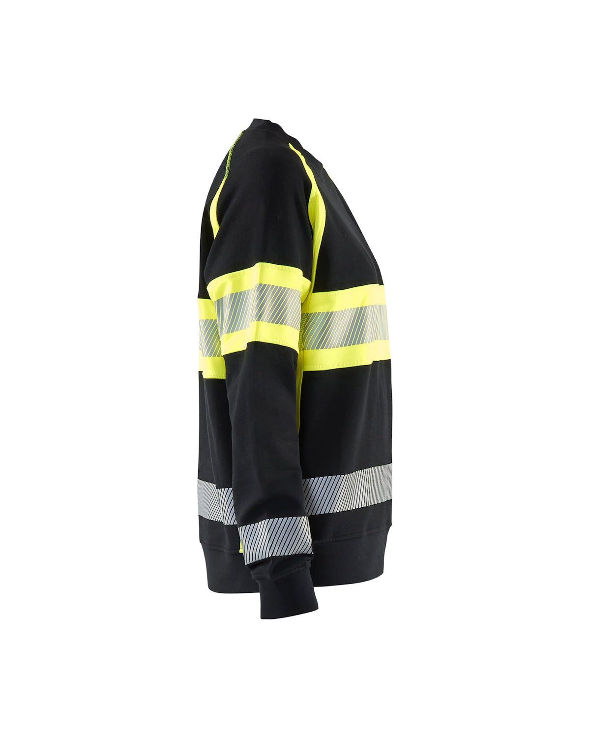 Blåkläder Damen 3409 Warnschutz Sweatshirt – schwarz/gelb