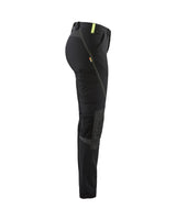 Blåkläder Damen 7122 Stretch Servicehose – schwarz/gelb