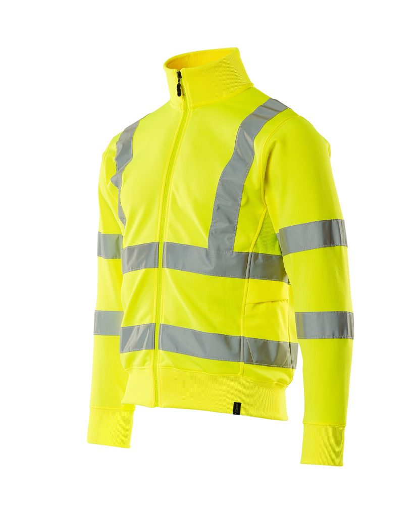 Mascot Maringa Safe Classic Warn-Sweatjacke – flourgelb