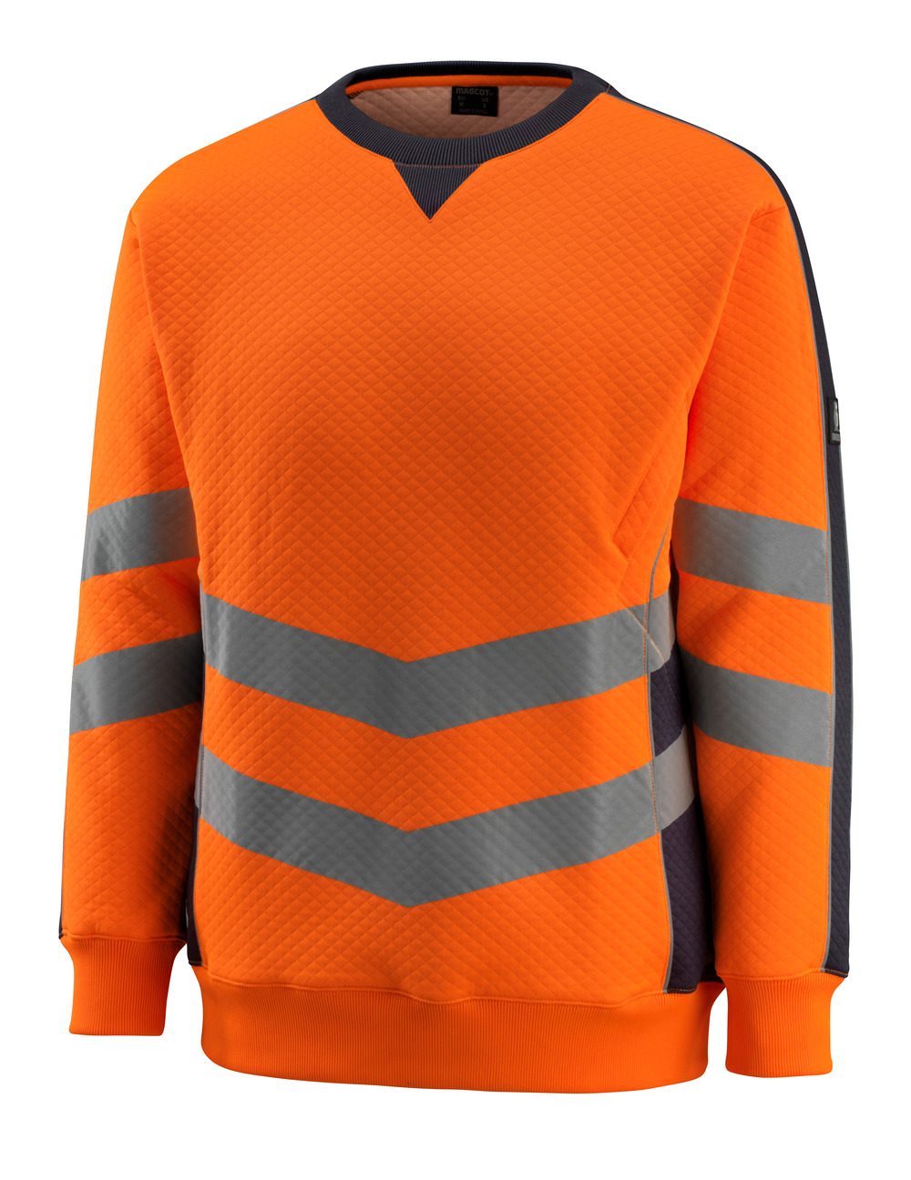 Mascot Wigton Safe Supreme Warn-Sweatshirt – orange/schwarzblau