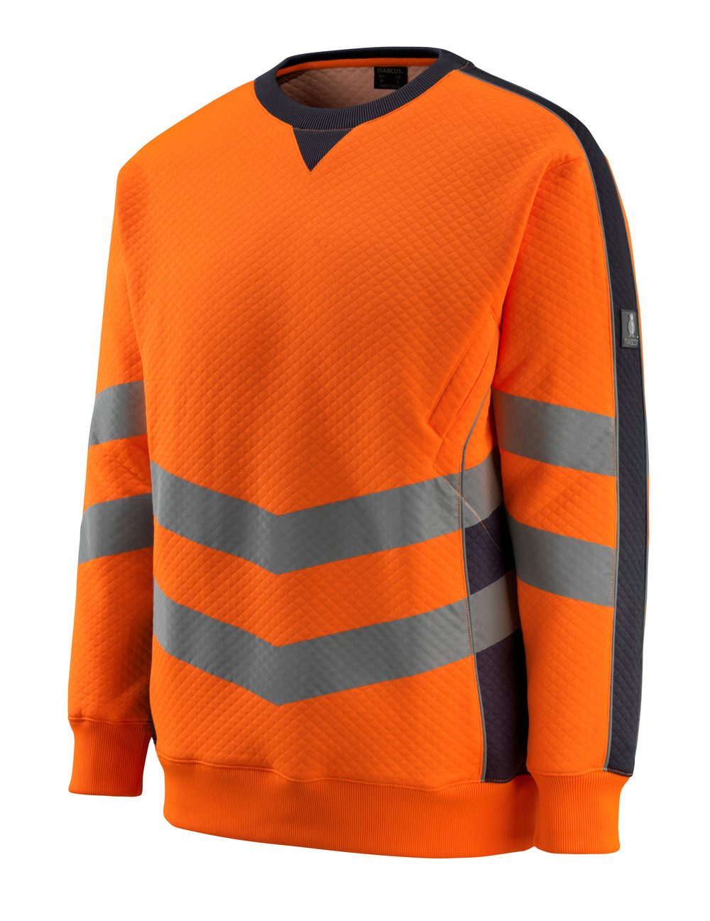 Mascot Wigton Safe Supreme Warn-Sweatshirt – orange/schwarzblau